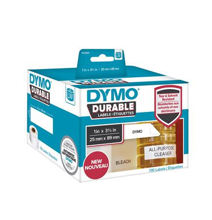 DYMO Etikett, tartós, LW nyomtatóhoz, 25x89 mm, 700 db etikett, DYMO