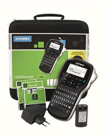 DYMO Elektromos feliratozógép, DYMO "LM 280" készlet táskában