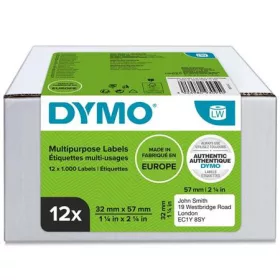   DYMO Etikett, LW nyomtatóhoz, eltávolítható, 32x57 mm, 1000 db etikett, DYMO