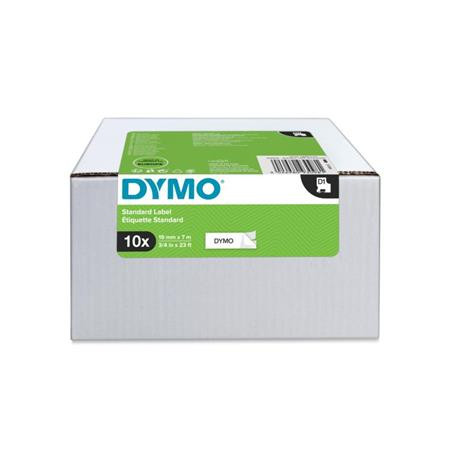 DYMO Feliratozógép szalag készlet, 19 mm x 7 m, DYMO "D1", fehér-fekete