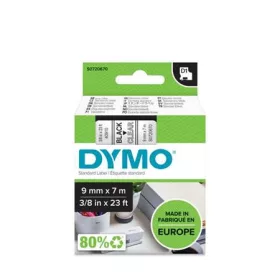   DYMO Feliratozógép szalag, 9 mm x 7 m, DYMO "D1", víztiszta-fekete