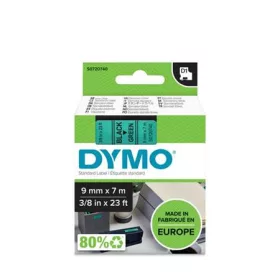   DYMO Feliratozógép szalag, 9 mm x 7 m, DYMO "D1", zöld-fekete