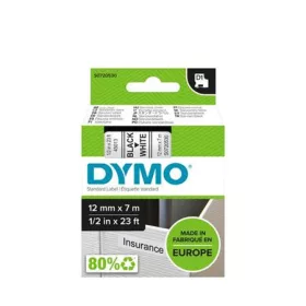   DYMO Feliratozógép szalag, 12 mm x 7 m, DYMO "D1", fehér-fekete
