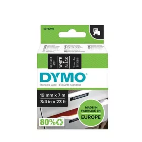   DYMO Feliratozógép szalag, 19 mm x 7m DYMO "D1", fekete-fehér