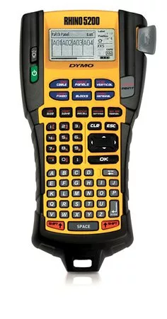 DYMO Elektromos feliratozógép, DYMO "Rhino 5200" készlet táskában