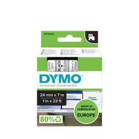   DYMO Feliratozógép szalag, 24 mm x 7 m, DYMO "D1", víztiszta-fekete