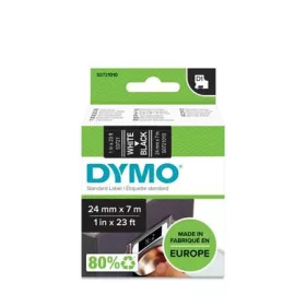   DYMO Feliratozógép szalag, 24 mm x 7 m, DYMO "D1", fekete-fehér