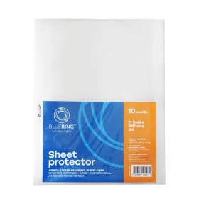   Genotherm lefűzhető, A4, 100 micron jumbo víztiszta Bluering® 10 db/csomag,