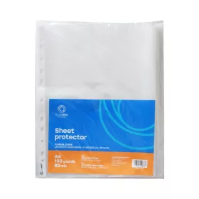   Genotherm lefűzhető, A4, 80 micron víztiszta Bluering® 100 db/csomag,