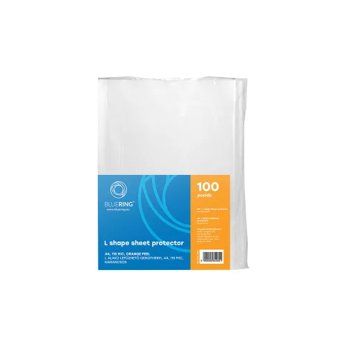 Genotherm 'L' A4, 115 micron narancsos Bluering® 100 db/csomag,