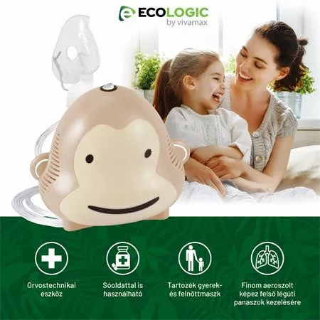 EcoLogic Kompresszoros inhalátor "Dr.Bongo"