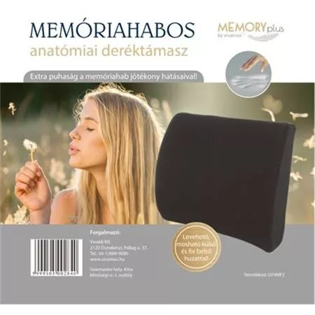 MEMORY PLUS Memóriahabos anatómiai deréktámasz