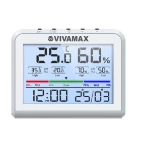 VIVAMAX Páratartalom- és hőmérő