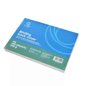   Hátlap, A4, 230 g. bőrhatású 100 db/csomag, Bluering® fehér
