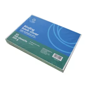   Hátlap, A4, 230 g. bőrhatású 100 db/csomag, Bluering® zöld