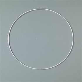 . Fém karika, fehér, EFCO, 25 cm