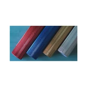 . Hullámkarton, 50x70 cm, metál aranya