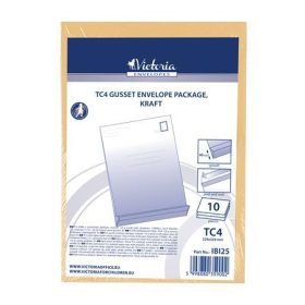   VICTORIA PAPER Redős-talpas tasak csomag, TC4, szilikonos, 40 mm talp, VICTORIA PAPER, barna kraft