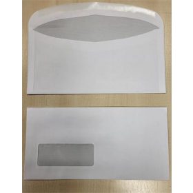 . Boríték, C6/C5, enyvezett, bal ablakos (35*90) KF