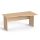 MAYAH Íróasztal, íves, jobbos, laplábbal, 160x80 cm, MAYAH "Freedom SV-23",  tölgy