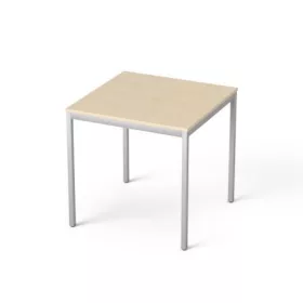   MAYAH Általános asztal fémlábbal, 75x75 cm, MAYAH "Freedom SV-37", juhar