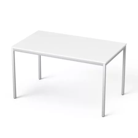 MAYAH Általános asztal fémlábbal, 75x130 cm, MAYAH "Freedom SV-38", fehér