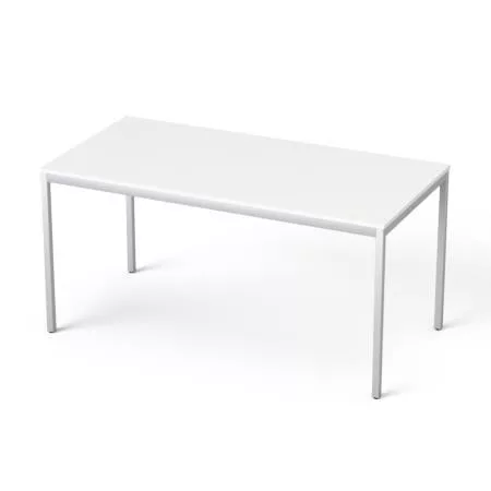 MAYAH Általános asztal fémlábbal, 75x150 cm, MAYAH "Freedom SV-39", fehér
