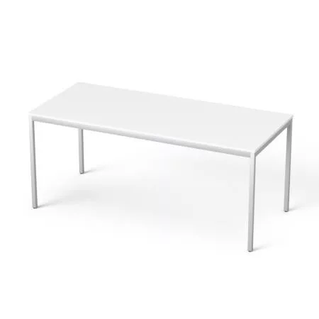 MAYAH Általános asztal fémlábbal, 75x170 cm, MAYAH "Freedom SV-40", fehér
