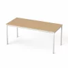 MAYAH Általános asztal fémlábbal, 75x170 cm, MAYAH "Freedom SV-40", kőris