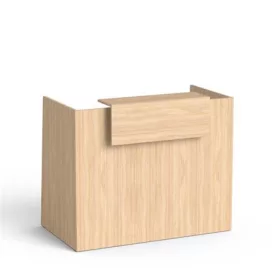   MAYAH Recepciós asztal, 130x64,5 cm, MAYAH "Freedom SV-91",  tölgy