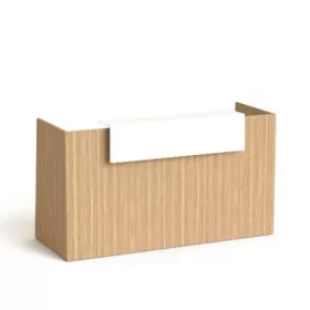   MAYAH Recepciós asztal, 190x64,5 cm, MAYAH "Freedom SV-92", kőris