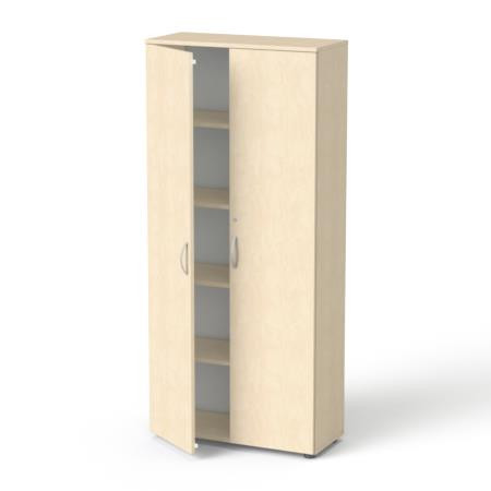 MAYAH Szekrény, 5 rendező magas, kétajtós, polcokkal, MAYAH "Freedom SV-01", juhar