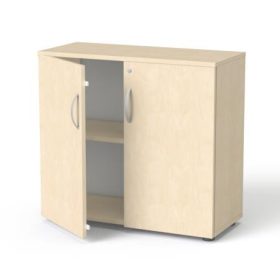   MAYAH Szekrény, 2 rendező magas, kétajtós, polcokkal, MAYAH "Freedom SV-10", juhar