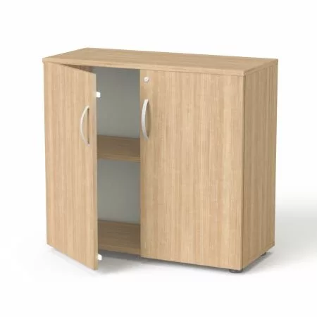 MAYAH Szekrény, 2 rendező magas, kétajtós, polcokkal, MAYAH "Freedom SV-10", kőris