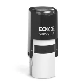   COLOP Bélyegző, kör, COLOP " Printer R 17", piros párna