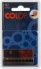 COLOP Bélyegző cserepárna, 2 db/bliszter, kétszínű változat, COLOP "E12/2", kék-piros