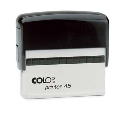COLOP Bélyegző, COLOP "Printer 45", fekete párnával