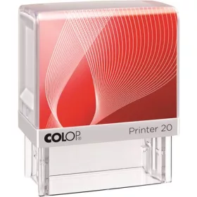   COLOP Bélyegző, COLOP "Printer IQ 20" fehér ház - fekete párnával