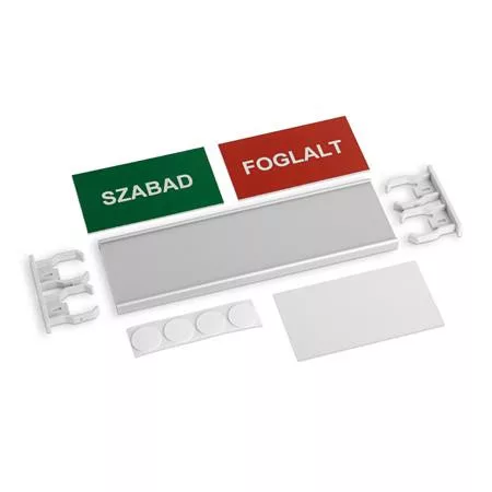 ANTRA Információs tábla, 200x62 mm, ANTRA "Szabad-Foglalt"