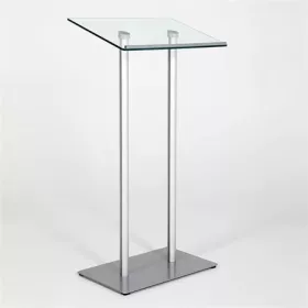 . Előadói pulpitus, üveg fedlap, 111 cm