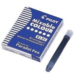 Töltőtoll tintapatron PILOT Parallel Pen kék 6db/dob