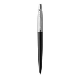   PARKER Golyóstoll, 0,7 mm, ezüst színű klip, bond street fekete tolltest, PARKER, "Royal Jotter", kék