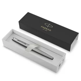   PARKER Töltőtoll, ezüst színű klip, ezüst színű tolltest, PARKER "Royal Jotter"