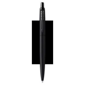   PARKER Golyóstoll, 0,7 mm, nyomógombos, fekete színű klip, matt fekete tolltest, PARKER, "Royal Jotter XL", kék