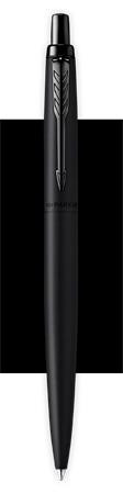 PARKER Golyóstoll, 0,7 mm, nyomógombos, fekete színű klip, matt fekete tolltest, PARKER, "Royal Jotter XL", kék