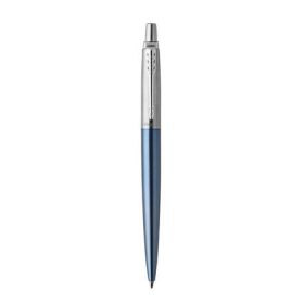   PARKER Golyóstoll, 0,7 mm, ezüst színű klip, Waterloo kék tolltest, PARKER "Royal Jotter", kék