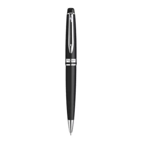  WATERMAN Golyóstoll, 0,7 mm, matt fekete tolltest, ezüst klip, WATERMAN "Expert III", kék