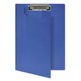 Felírótábla fedeles, zsebes A4 PVC kék