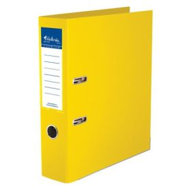   VICTORIA OFFICE Iratrendező, 75 mm, A4, PP/PP, élvédő sínnel, VICTORIA OFFICE, "Premium", sárga