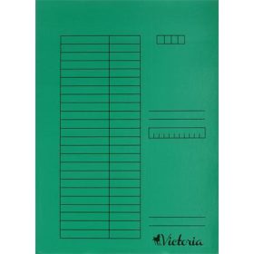   VICTORIA OFFICE Gyorsfűző, karton, A4, VICTORIA OFFICE, zöld